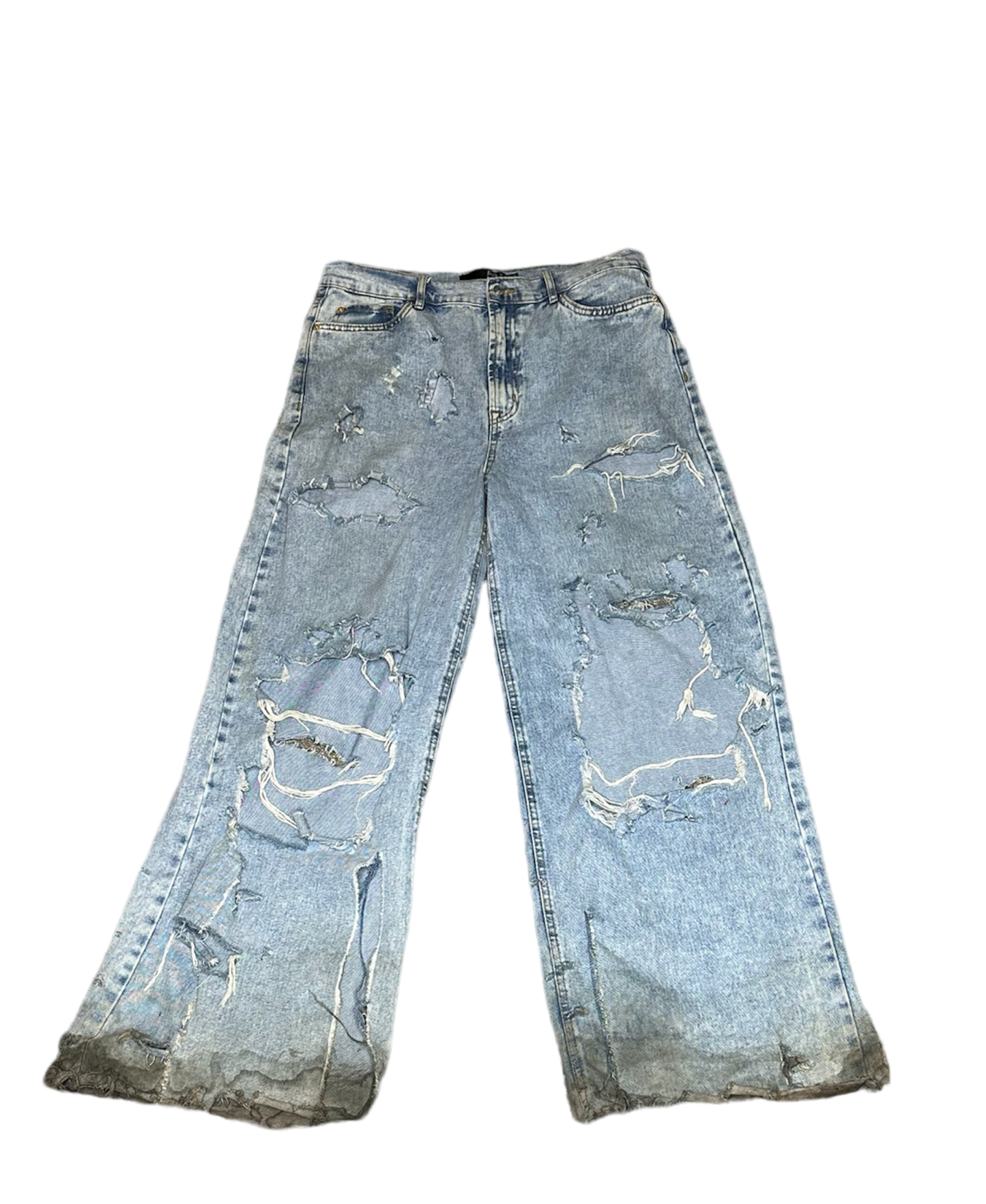 Custom BLB Destroyed Denim Jeans