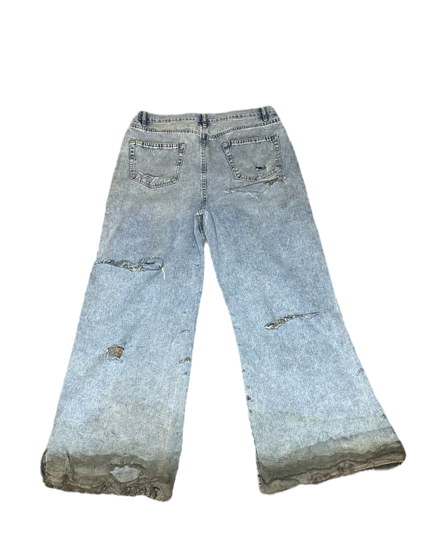 Custom BLB Destroyed Denim Jeans