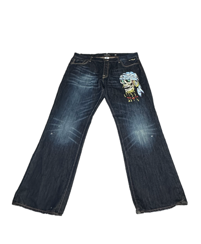 Ed Hardy “Pirate Skull” Jeans