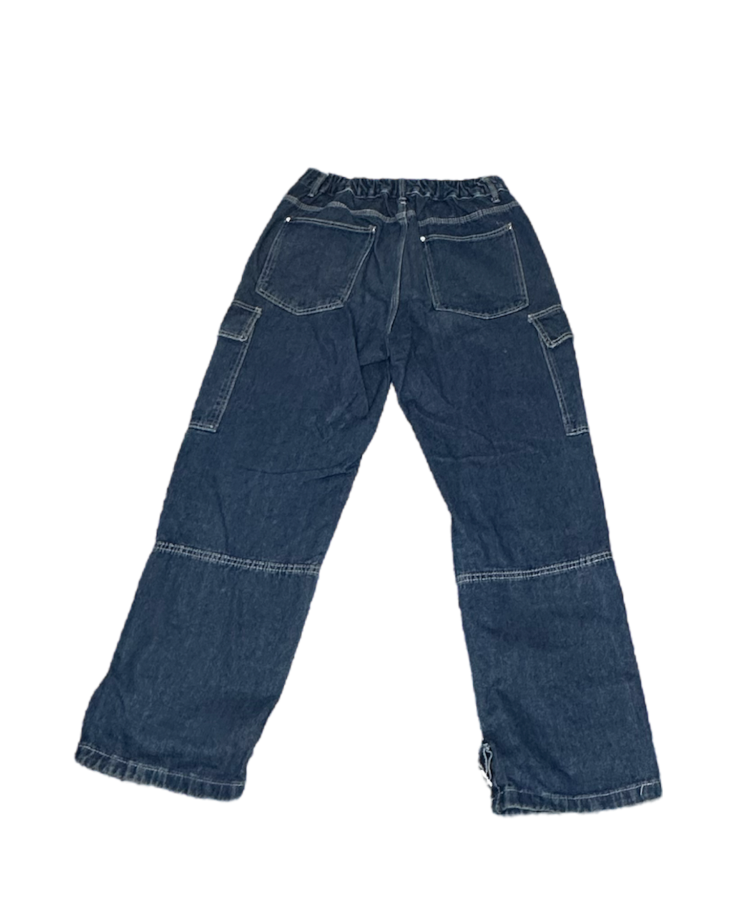 Denim Cargo Pants