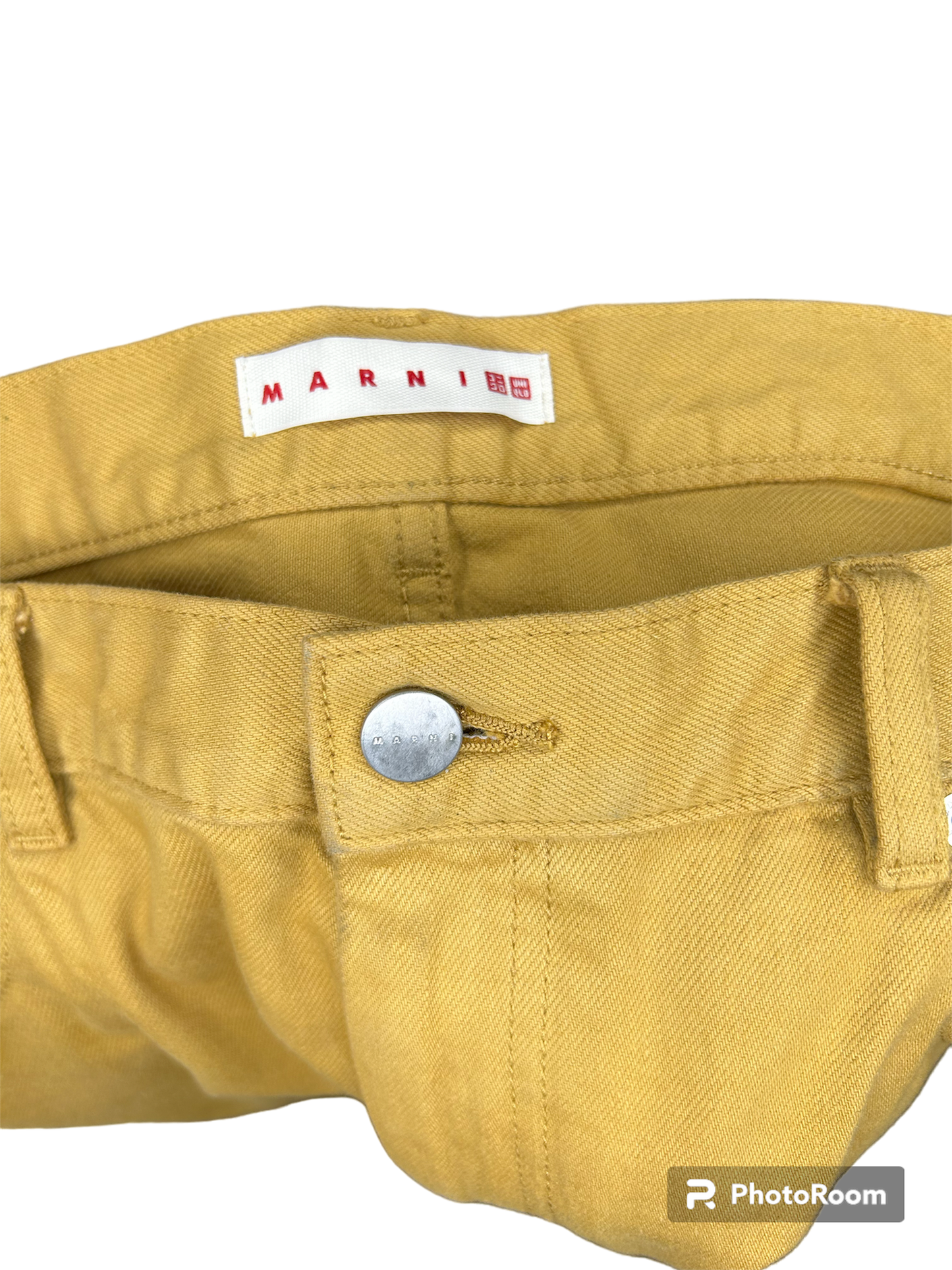 Mustard Uniqlo x MARNI Flared Pants