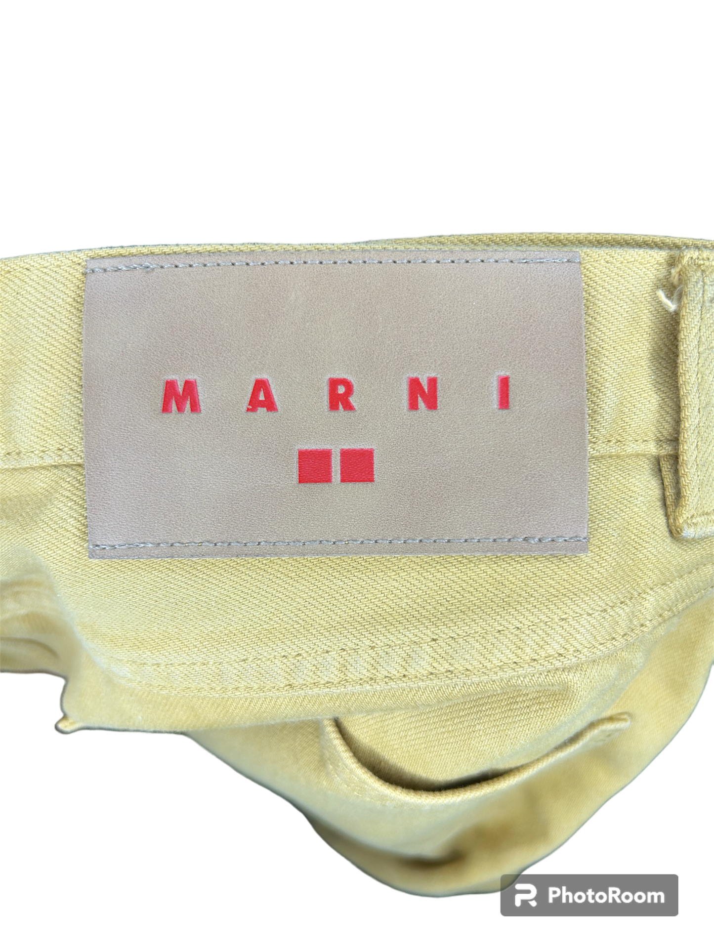 Mustard Uniqlo x MARNI Flared Pants