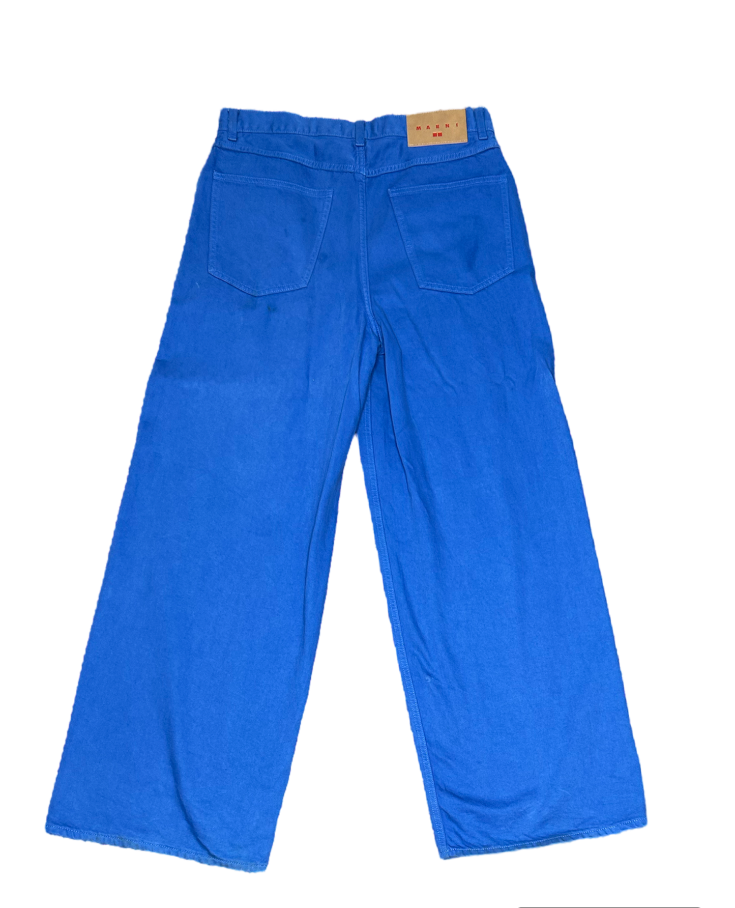 Blue Uniqlo x MARNI Flared Pants