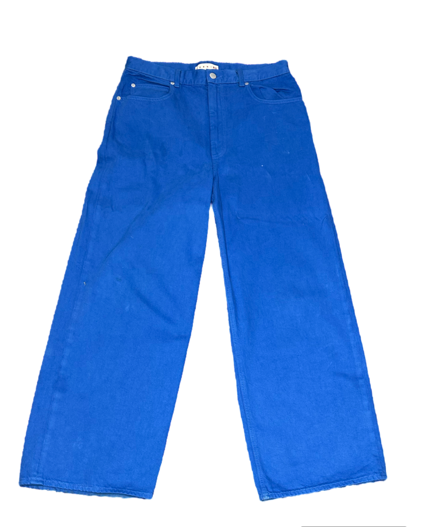 Blue Uniqlo x MARNI Flared Pants