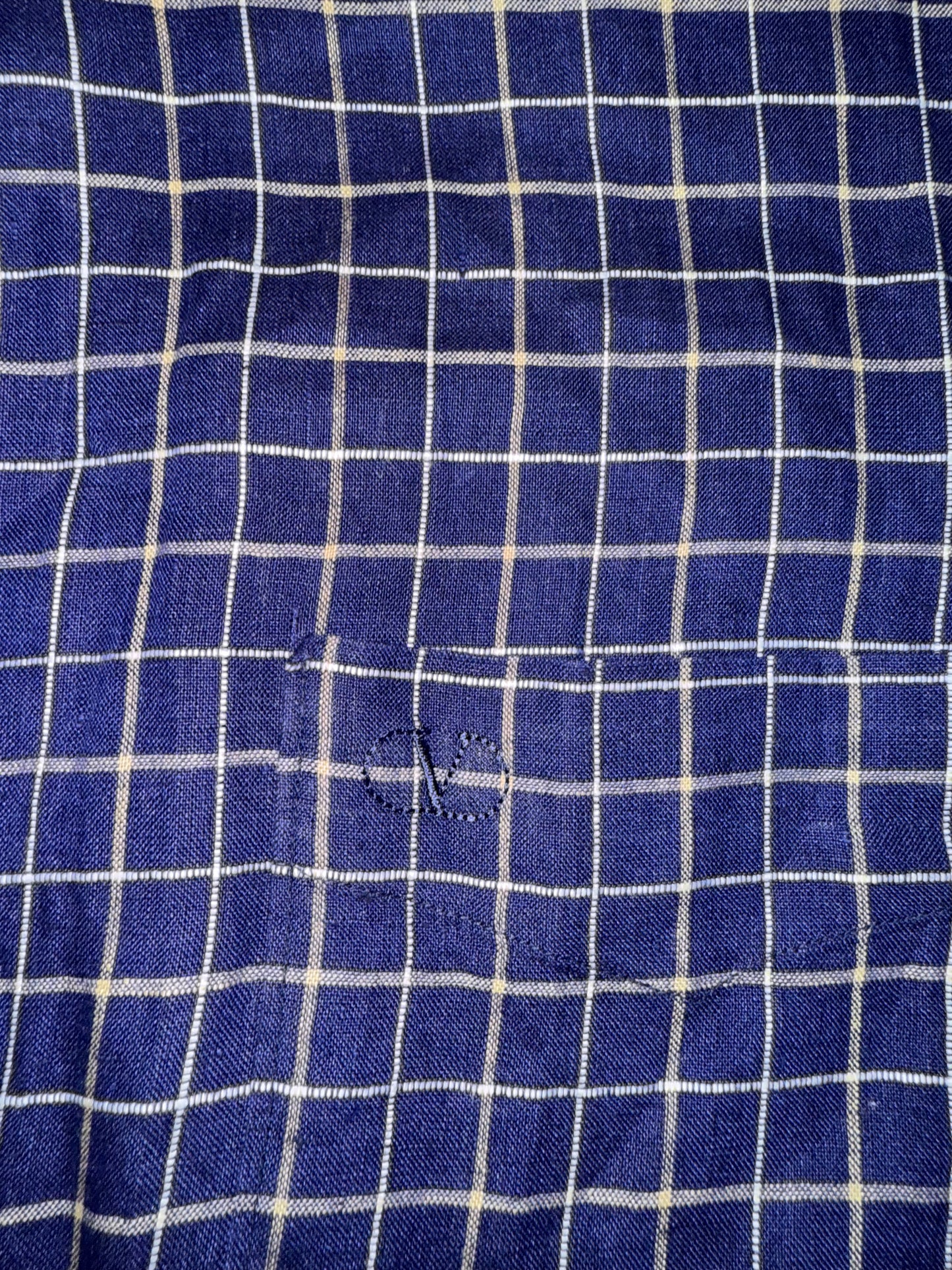 Valentino Uomo Pinstripe Linen Shirt