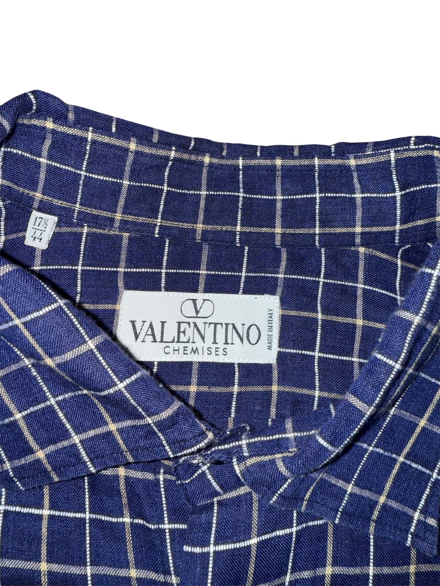 Valentino Uomo Pinstripe Linen Shirt